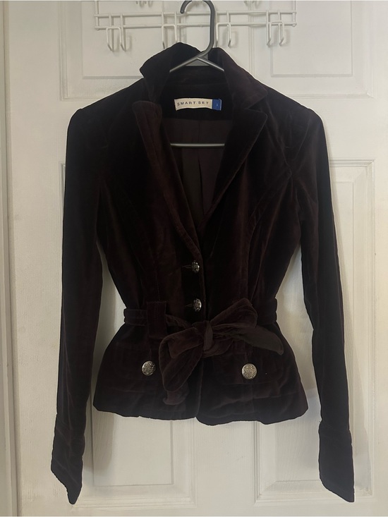 Smart Set Jackets & Blazers - Vintage Smart Set Velvet Blazer